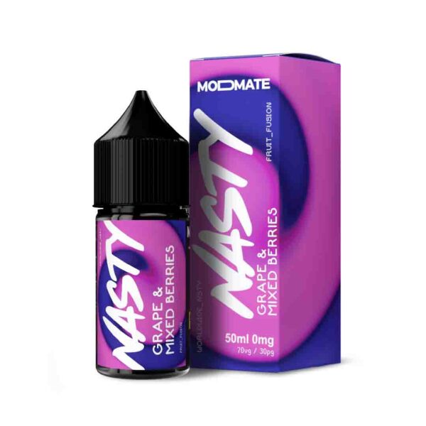 جویس نستی انگور و تمشک- Nasty Juice grape and berries