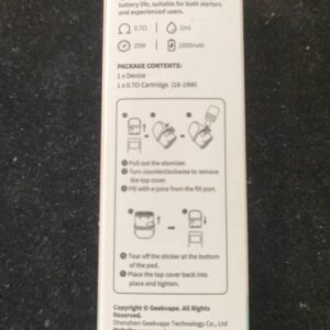 پاد گیک ویپ ساندر یو-GeekVapeSonderU pod