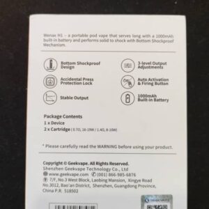 پاد گیک ویپ ویناکس اچ وان- GeekVape wenax H1 Pod