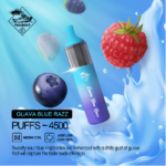 پاد یک بار مصرف تاگ بوت 4500 پاف تمشک توت فرنگی- Tugboat Blue Razz 4500 puffs
