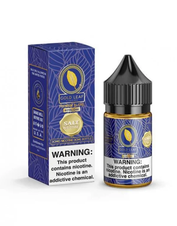 سالت گلد لیف تنباکو موز کارامل _Gold Leaf Royal OAC Salt