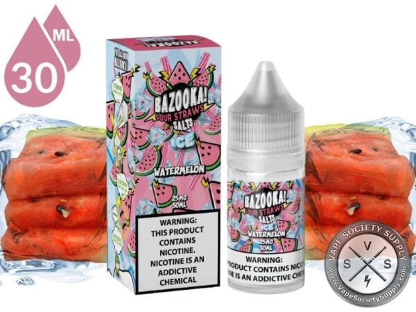 bazooka watermelon ice 30 ml salt
