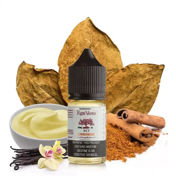 سالت نیکوتین رایپ ویپس دارچین (وی سی تی) -Raipe Vapes VCT Cinnamon Salt nic E-juice زمستانی