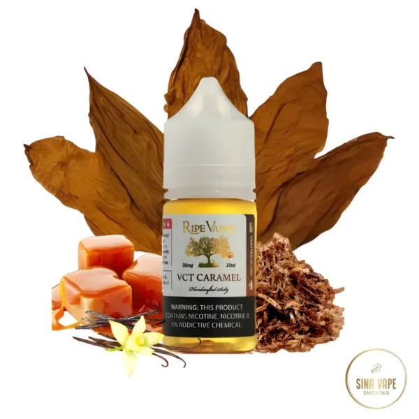 سالت رایپ ویپس کارامل وی سی تی _ Raipe Vapes VCT Caramel salt nicotine