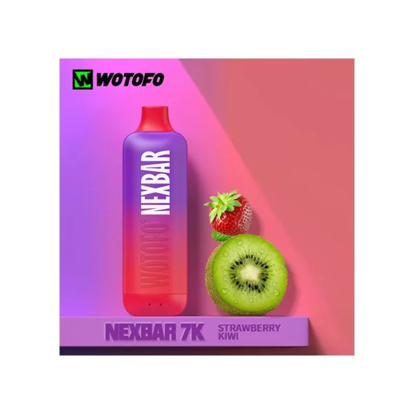 پاد یکبار مصرف نکسبار کیوی توت فرنگی_ wotofo nexbar Kiwi strawberry