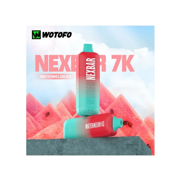 پاد یکبار مصرف نکسبار هندوانه یخ _ wotofo nexbar Watermelon Ice