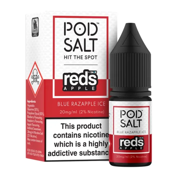 پاد سالت سیب سرخ تمشک 10 میل _ Pod salt Reds Apple 10 ml
