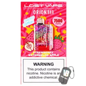 پاد یکبار مصرف لاست ویپ اوریون بار سیب هندوانه توت فرنگی _ Lost Vape Apple Strawberry Watermelon Disposable Pod