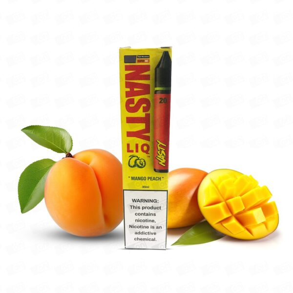 سالت نستی هلو انبه _Nasty Mnago Peach Salt nic