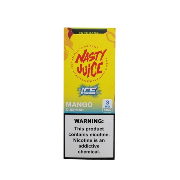 جویس نستی کاشمن انبه یخ - Nasty Juice Cushman Mango double ice