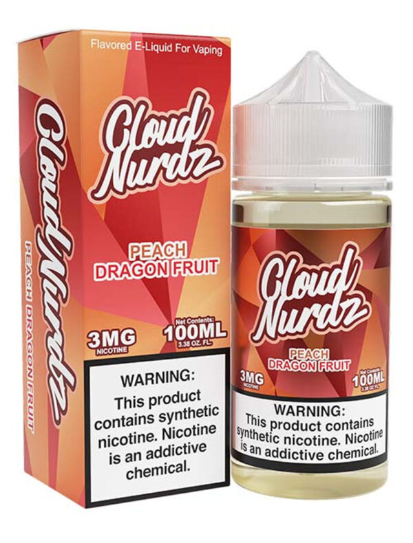 فری جویس کلودنوردز هلو دراگون فروت - Cloud Nordz Peach Dragon Fruit Free Juice 100 ml