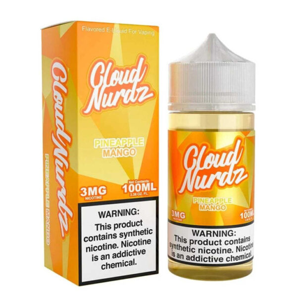 فری جویس کلودنوردز انبه آناناس - Cloud Nurdz PineApple mango Free Juice 100 ml