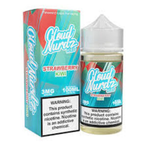 فری جویس کلودنوردز کیوی توت فرنگی یخ - Cloud Nurdz Kiwi Strawberry Ice Free Juice 100 ml