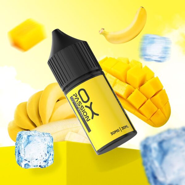 سالت اوکسوا انبه موز یخ سری پشن _ Oxva Passion Banana Mango ice Salt