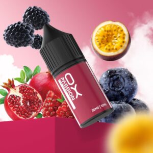 سالت اوکسوا انار تمشک پشن فروت سری پشن _ Oxva Passion poem black Salt