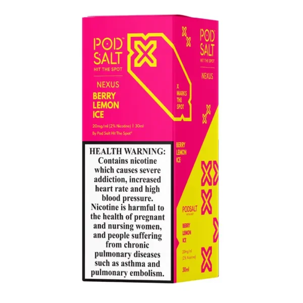 پاد سالت توت لیمو بخ _ Pod Salt Berry Lemon Ice