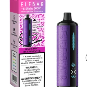 ویپ یکبارمصرف دکترویپ انگور نعنا _ Dr.Vapes Grape Mint Elf Bar disposable vape