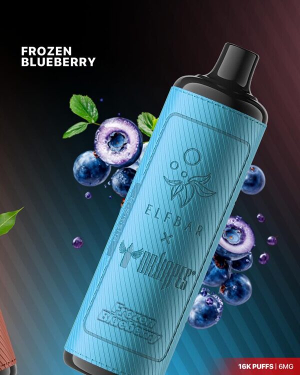 ویپ یکبارمصرف دکترویپ بلوبری یخ _ Dr.Vapes Frozen Blueberry Elf Bar disposable vape