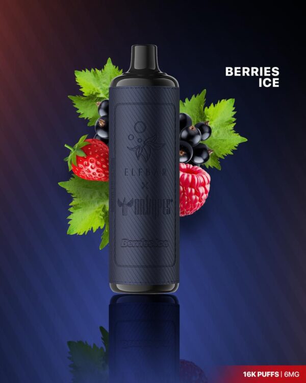 ویپ یکبارمصرف دکترویپ توت میکس نعنا _ Dr.Vapes Berries ice disposable vape