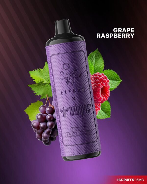 ویپ یکبارمصرف دکترویپ انگور تمشک _ Dr.Vapes Grape Rasberry disposable vape