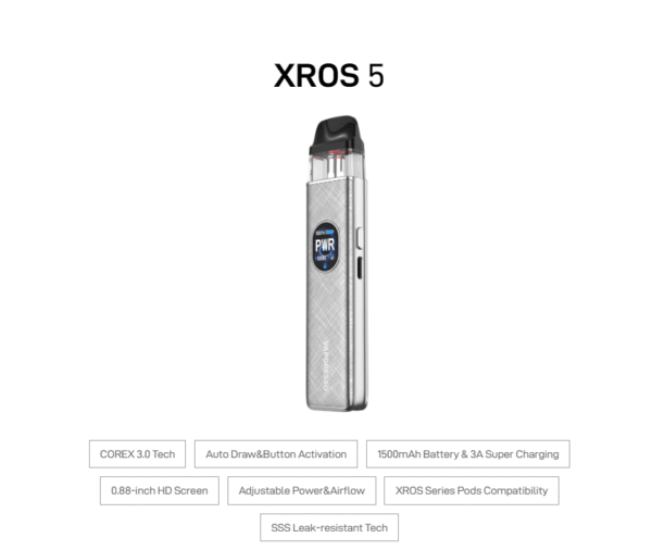 پاد ویپورسو اکسراس 5 _ Vaporesso Xros 5 pod kit