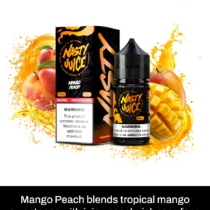 سالت نستی سری اسموت انبه هلو _ Nasty Smooth Series Mango Peach Salt nic