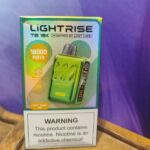 پاد یکبارمصرف لاست ویپ 18000 پاف سیب ترش یخ _ Lost Vape LightRise sour apple ice disposable pod
