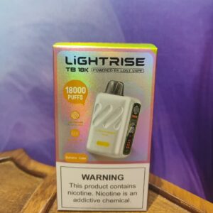 پاد یکبارمصرف لاست ویپ 18000 پاف کیک موزی _ Lost Vape LightRise Banana Cake disposable pod