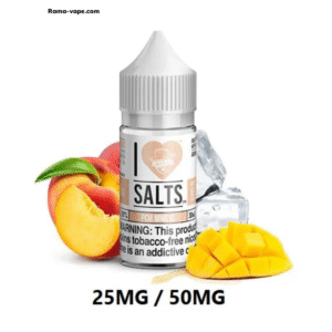 سالت نیکوتین I love salt انبه هلو یخ _ I Love Salt peach mango ice