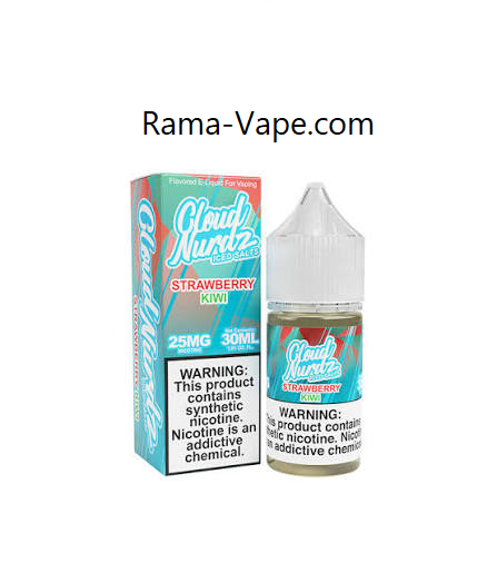 سالت کلود نوردز کیوی توت فرنگی یخ_Cloud Nurdz Strawberry Peach Salt